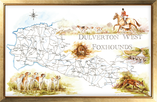 Dulverton West Foxhounds Map