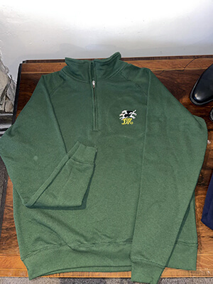 Dulverton West Foxhounds Quarter Zip Sweatshirt